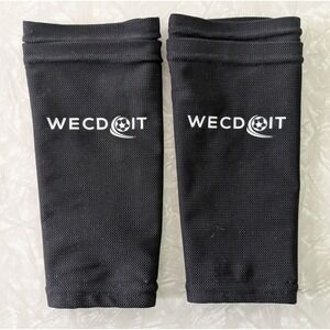Toddler Soccer Shin Guard Sleeves Black